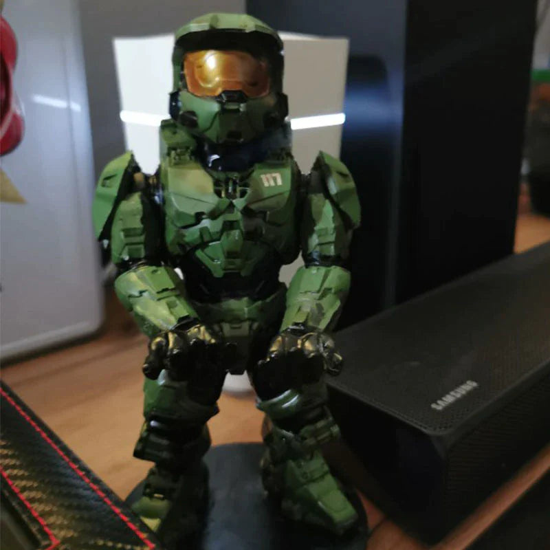 Halo Xbox Mobile Phone PS4 PS5 Holder Halo Action Figure Model Toys Collection Toys Kids Gifts
