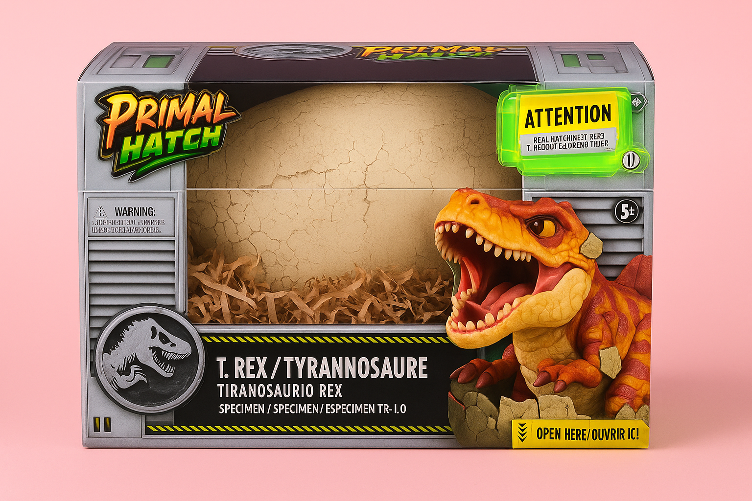 Interactive T-Rex Toy with Meat Accessory