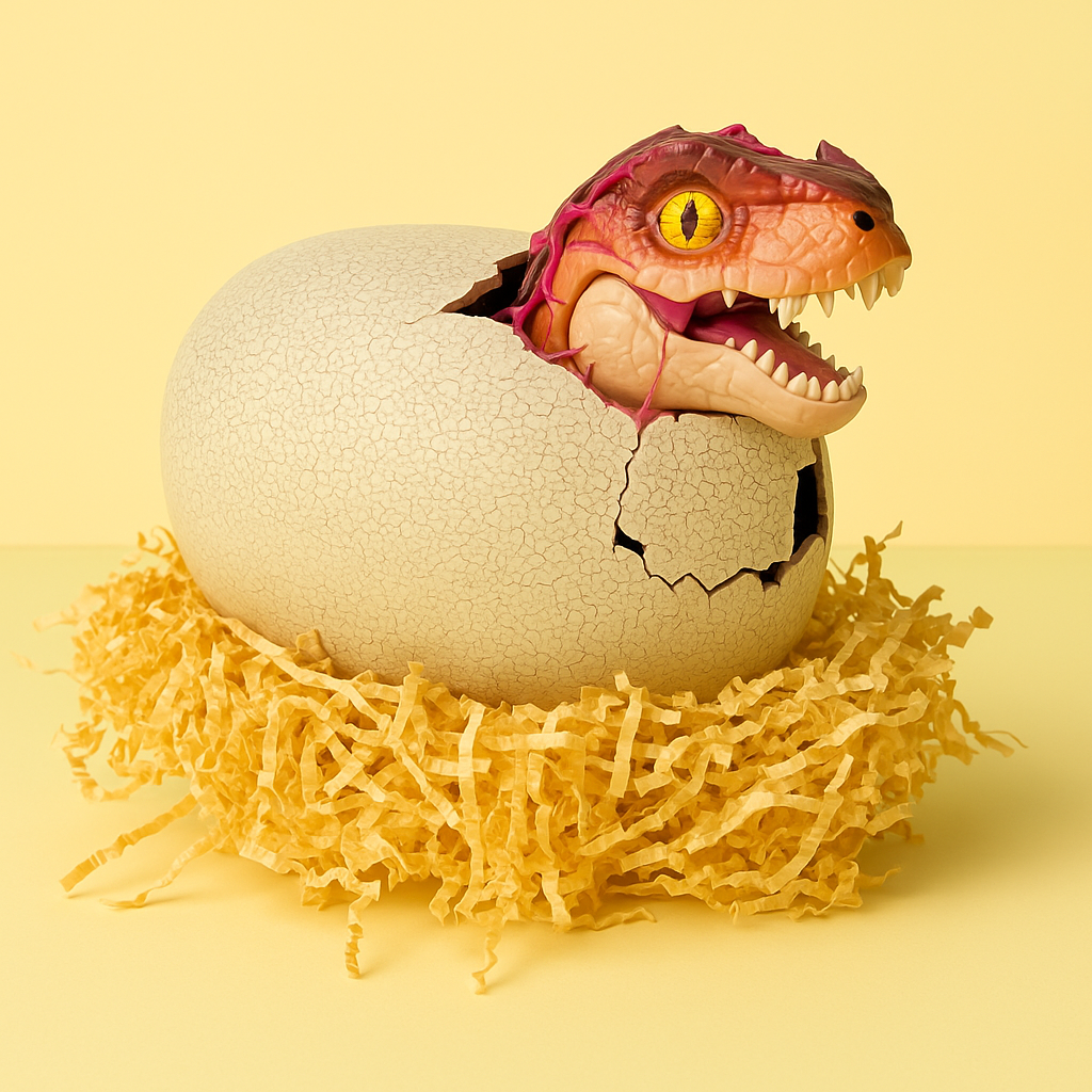 Interactive T-Rex Toy with Meat Accessory