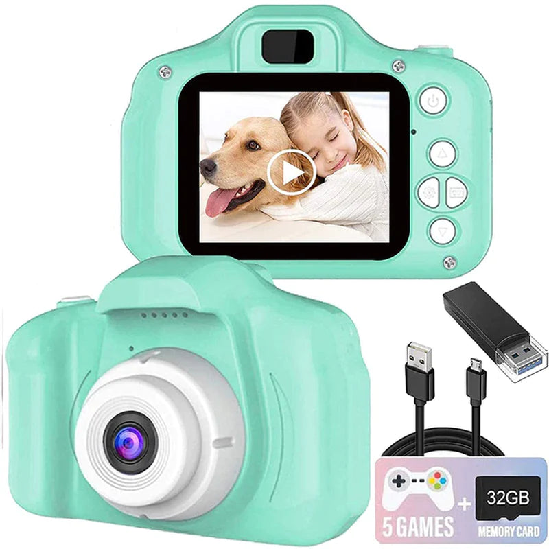 Children Kids Camera Mini Educational Toys for Kids Children Gifts Birthday Gift Digital Camera 1080P Projection Video Camera